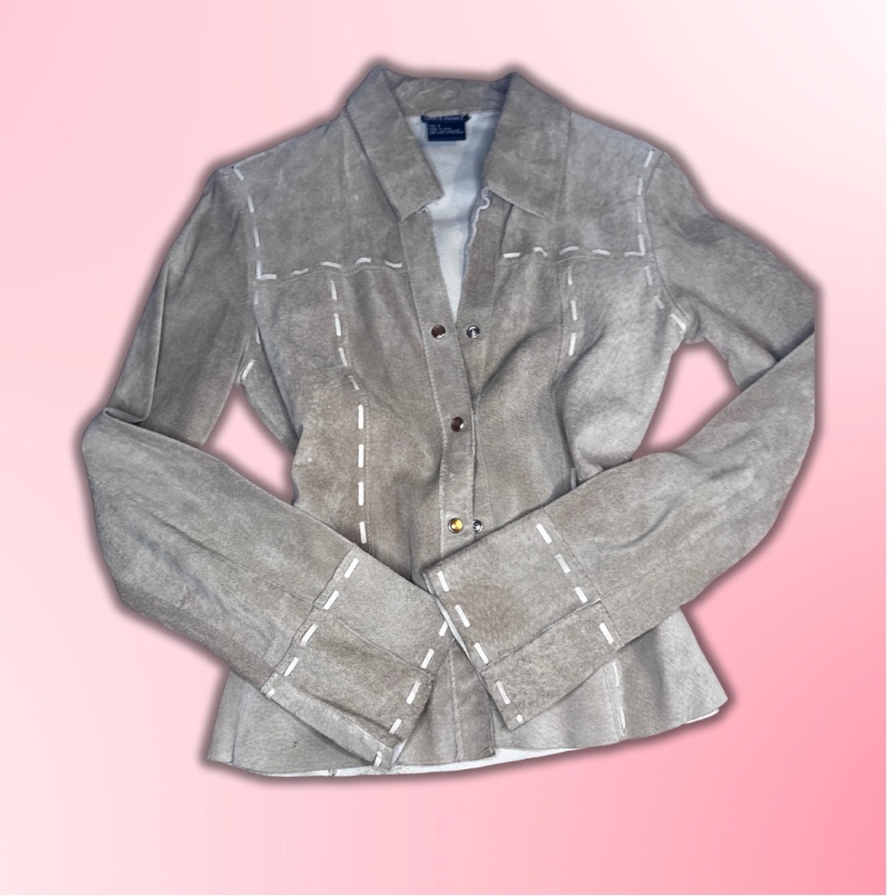 Wet Seal Suede western button up